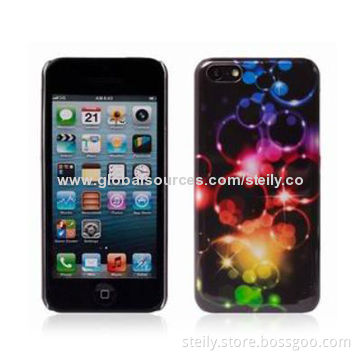Best-quality Beautiful and Novel Water Stick Pattern PC Case for iPhone 5C